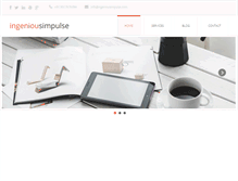 Tablet Screenshot of ingeniousimpulse.com